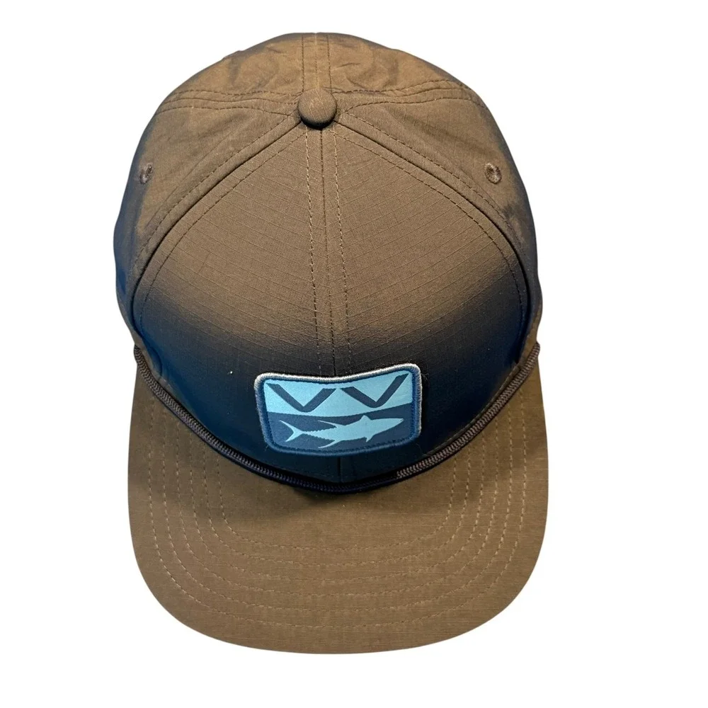 Vineyard Vines Youth Hat Navy Blue Snapback‎ with VV Fish Logo